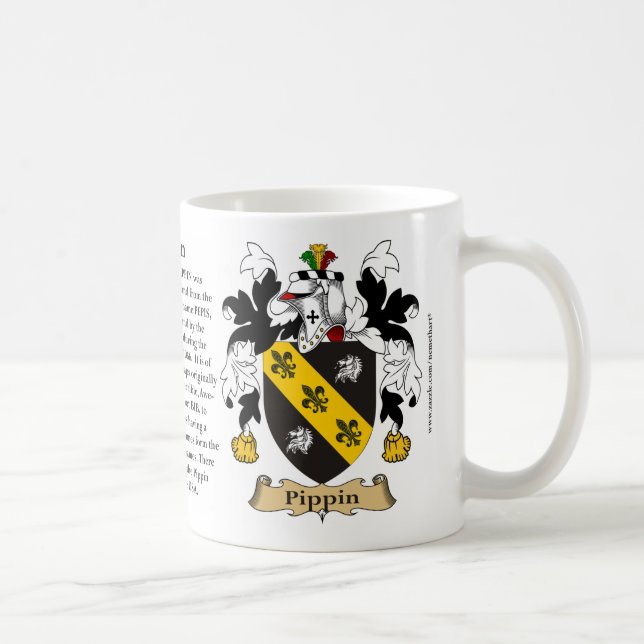 Pippin, the Origin, the Meaning and the Crest Coffee Mug (Right)