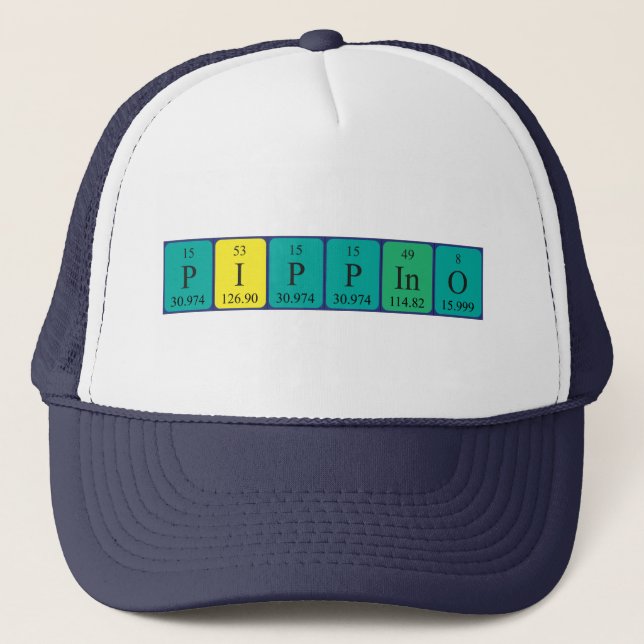 Pippino periodic table name hat (Front)