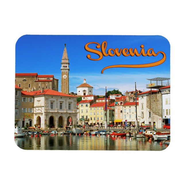 Piran,Slovenia Magnet (Horizontal)