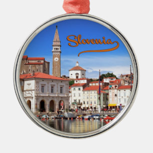 Piran,Slovenia Metal Tree Decoration