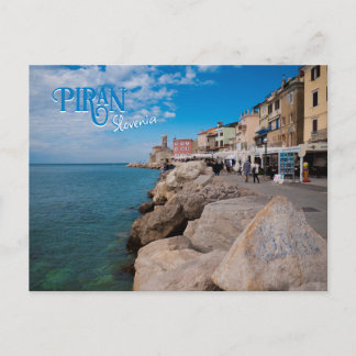 Piran, Slovenia Travel Postcard