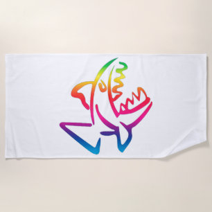 Piranha Beach Towel