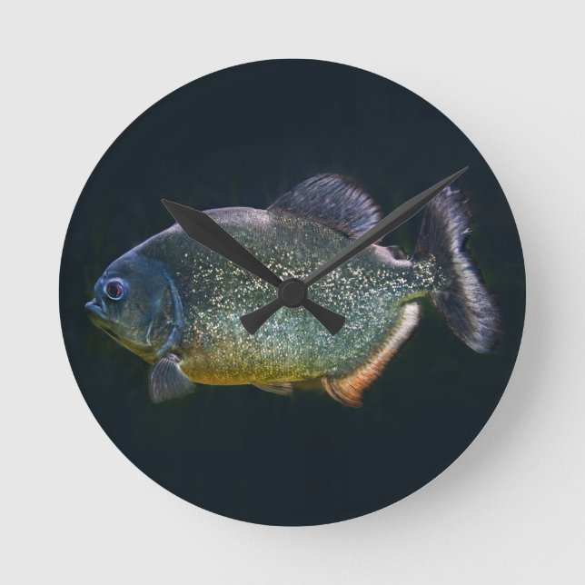 Piranha Clock (Front)