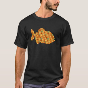 Piranha Easy Halloween Costume Fish Animal Diy Out T-Shirt