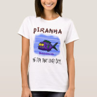 Piranha fish cartoon