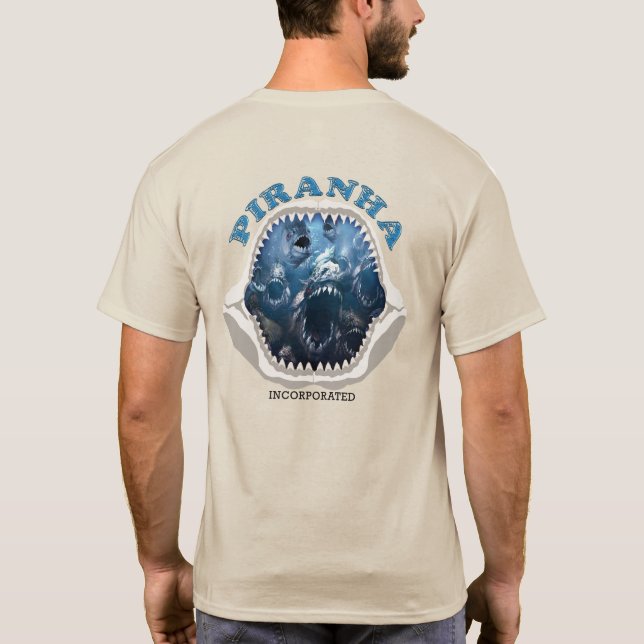 Piranha Incorporated T shirt (Back)