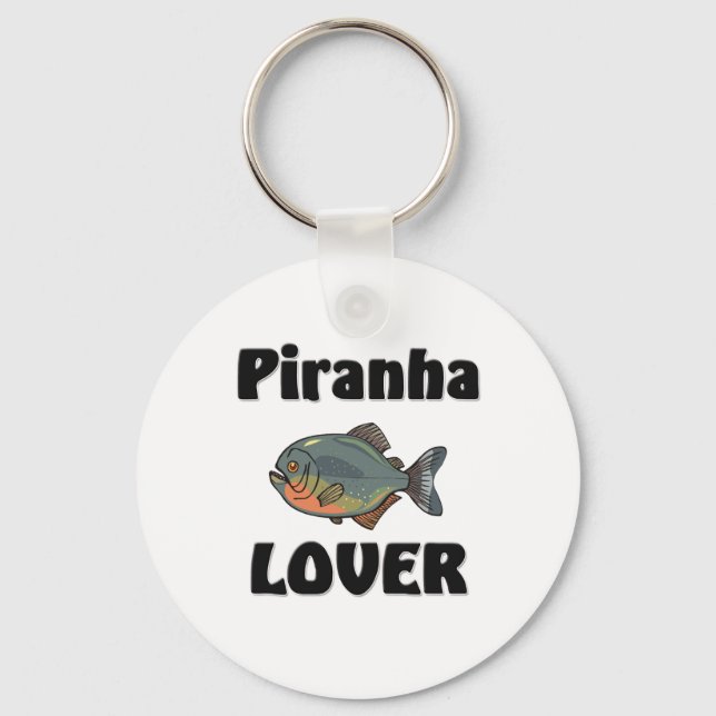 Piranha Lover Key Ring (Front)