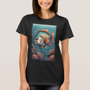 Piranha Monster Fish Keeper Predator Fish T-Shirt