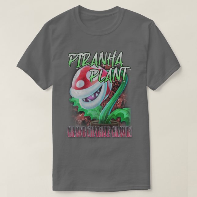Piranha Plant Vintage Rapper Tee (Design Front)