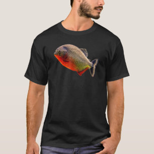 Piranha Red Bellied School Of Piranhas Tropical Fi T-Shirt