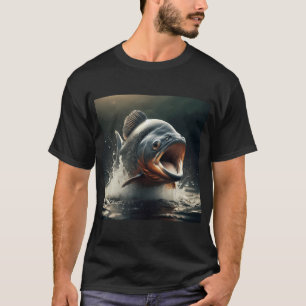Piranha Surge – Wild Bite in Motion T-Shirt