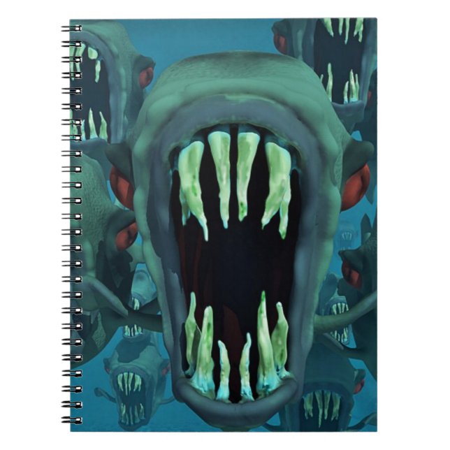 Piranhas Fish Custom Personalise Anniversaries Notebook (Front)