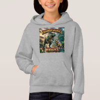Piranhasaurus Wrecks Illustration – Funny Scary