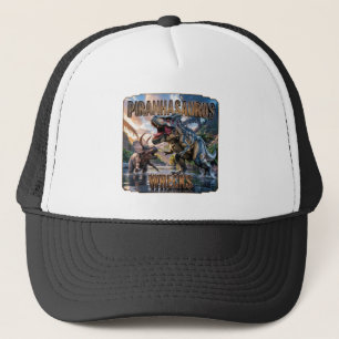 Piranhasaurus Wrecks Photographic – Funny Scary Trucker Hat