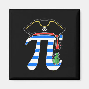 Pirat Costume Hat Pi Rate  Magnet
