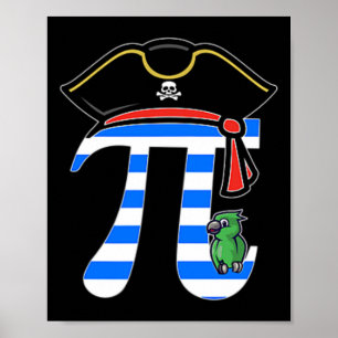 Pirat Costume Hat Pi Rate  Poster