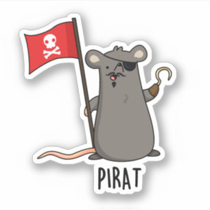 Pirat Funny Pirate Rat Pun 