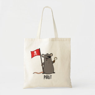 Pirat Funny Pirate Rat Pun  Tote Bag