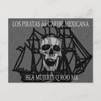 PiratasDelCaribeMexicana Postcard