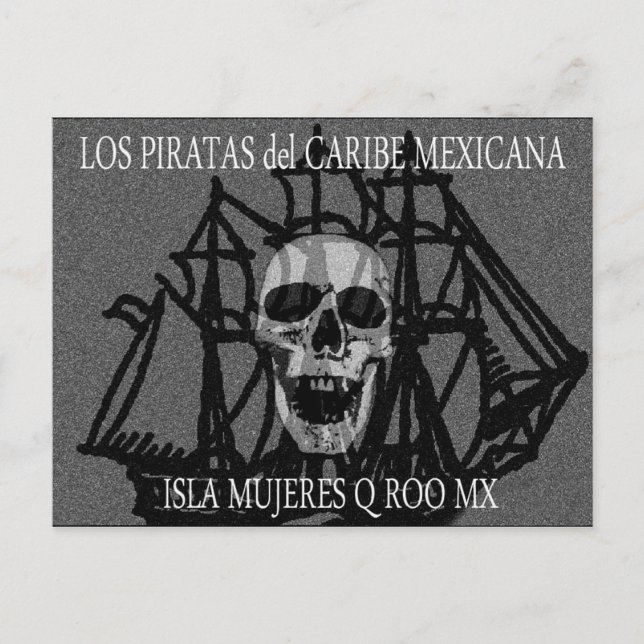 PiratasDelCaribeMexicana Postcard (Front)