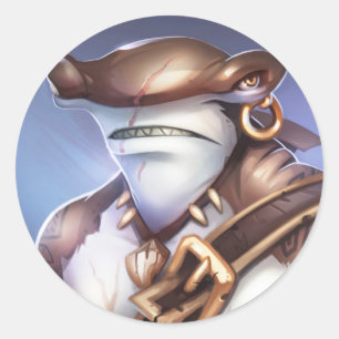 Pirate101 Mordecai Classic Round Sticker