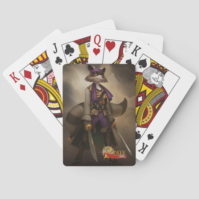 Pirate101 Morgan Lafitte Playing Cards (Back)