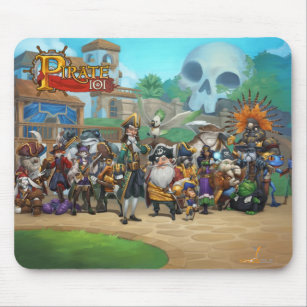 Pirate101 Skull Island Roster Mouse Mat