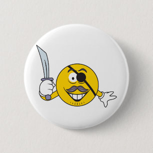 Pirate 6 Cm Round Badge