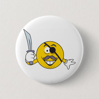 Pirate 6 Cm Round Badge