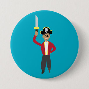Pirate 7.5 Cm Round Badge