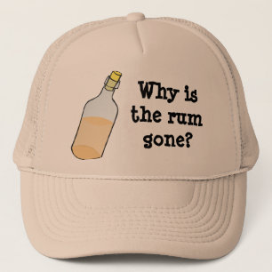 Pirate and Rum Trucker Hat