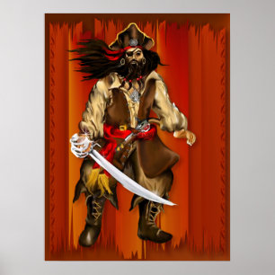 Pirate and Sword...Poster Poster