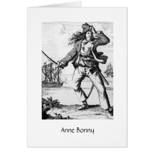 Pirate Anne Bonny Card