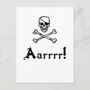 Pirate Arrrr Postcard