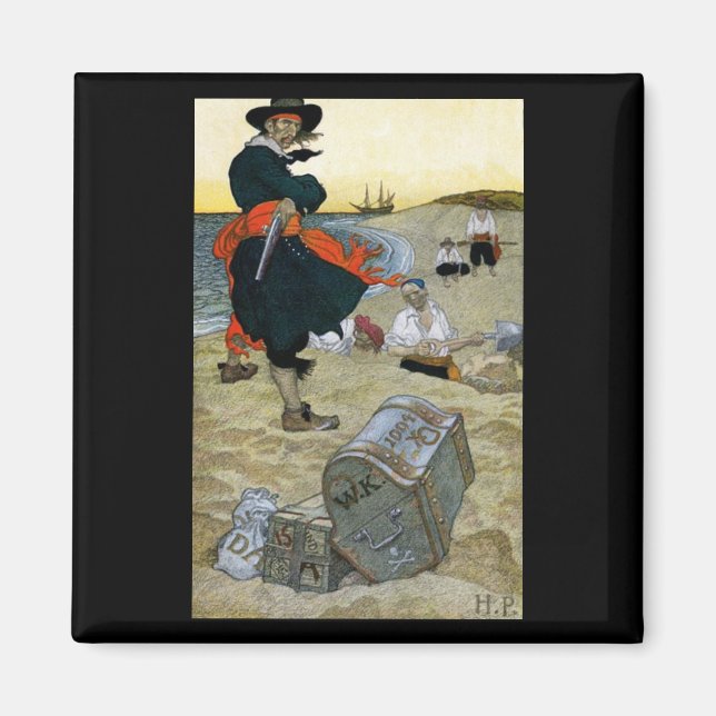 Pirate Art Magnet (Front)