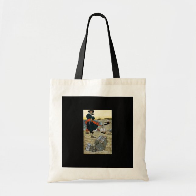 Pirate Art Tote Bag (Front)