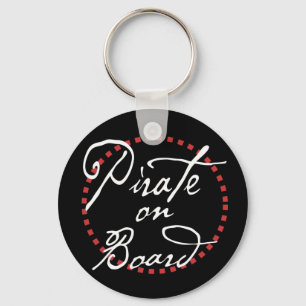 Pirate at the Wheel Key Ring