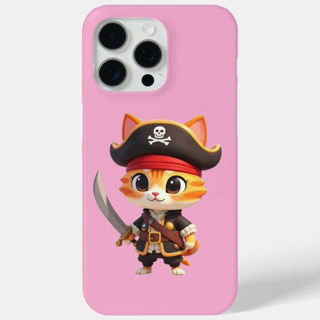 Pirate Baby Cat iPhone/iPad Case  (Back)