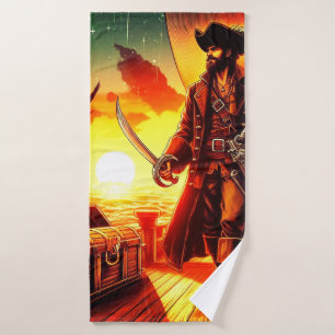 Pirate Bath Towel