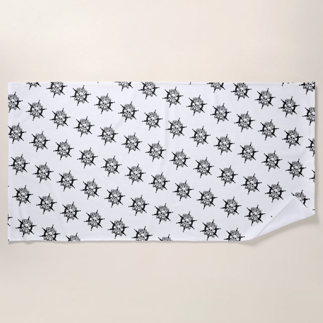 Pirate Beach Towel (Front)