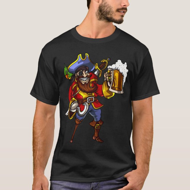 Pirate Beer Party T-Shirt (Front)