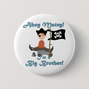 Pirate Big Brother 6 Cm Round Badge