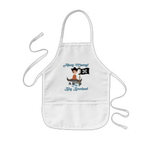 Pirate Big Brother Kids Apron