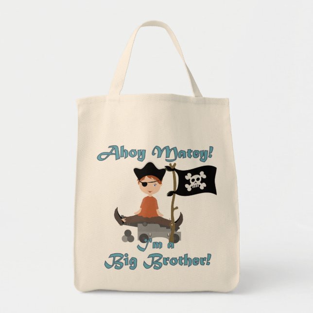 Pirate Big Brother Tote Bag (Front)