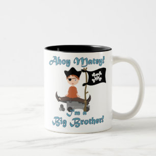 Pirate Big Brother Two-Tone Coffee Mug