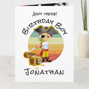 Pirate Birthday Card
