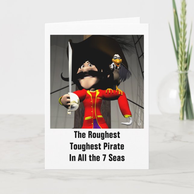 Pirate Birthday Card (Front)