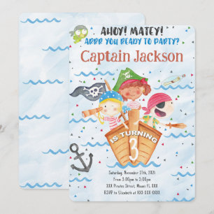 Pirate Birthday Invitation