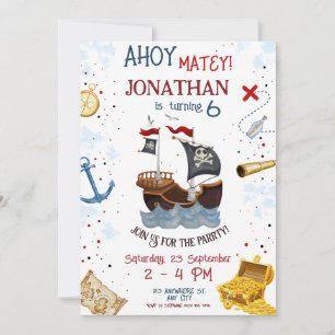 Pirate Birthday Invitation