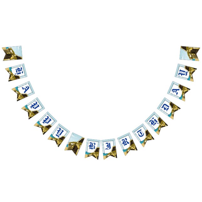Pirate Birthday Party Bunting Flags (All)